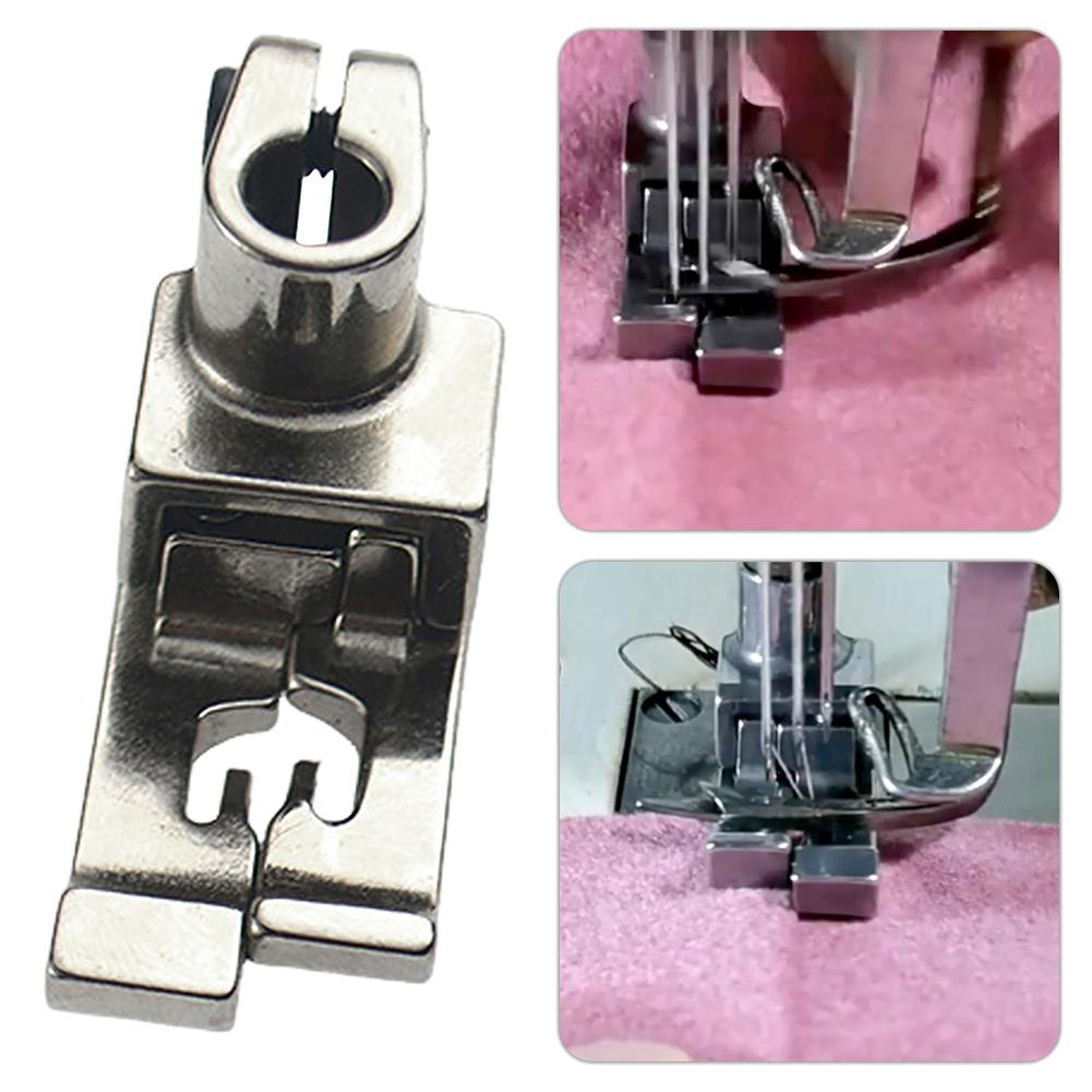 Fabric Guide Presser Foot For 3 Needle 5 Thread Coverlock Stitch Coverstitch Sewing Machines Accessories For Home Use