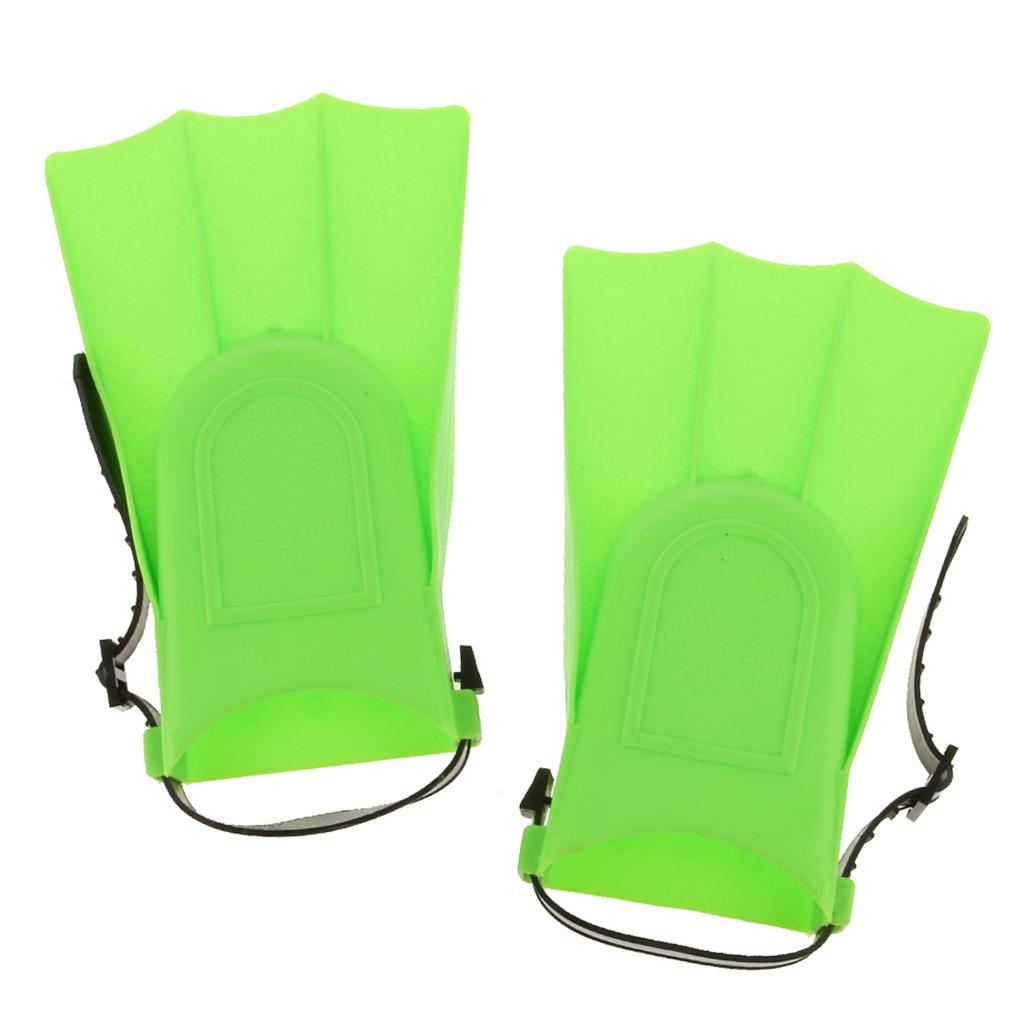 Rubber Swim Training Flippers for Men, Women , Short Swimming