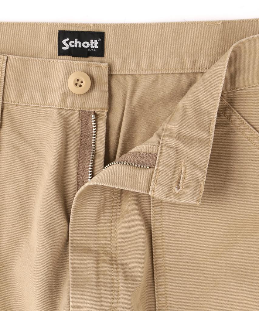 Schott Classic Baker Pants, Men's, Size S (180), Khaki, 782-5910007