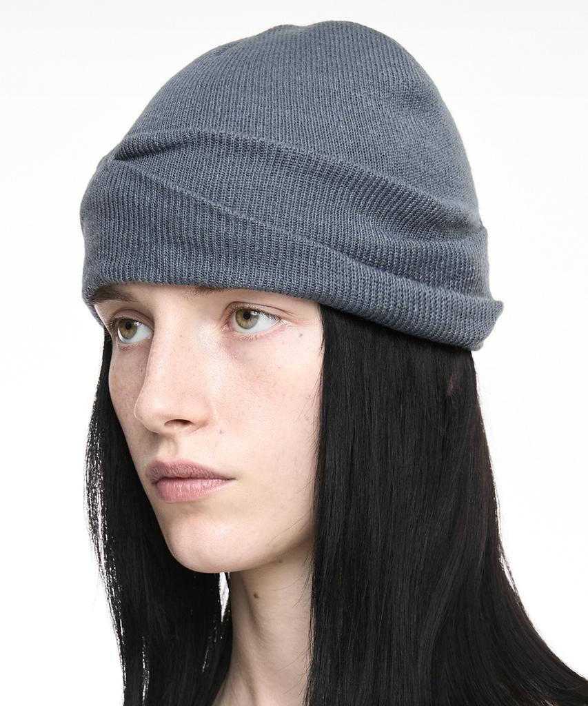 Nash Pinched Beanie (Unisex) Dusty Blue