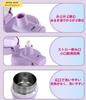 460ml Stainless Steel Thermos Water Bottle for Kids with Straw and Easy To Perfect for and Mountain Climbing Korean-style Cup, Insulated,