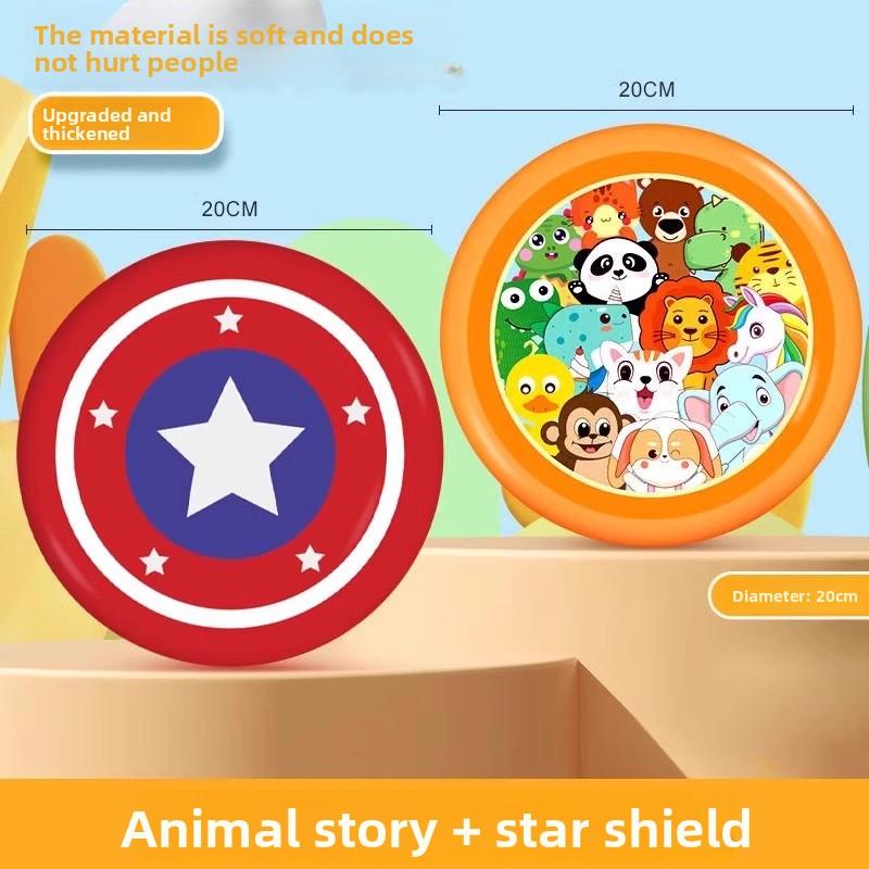 Children's Safety Plastic Soft for Toy Outdoor Hand Throw Boys Girls Parent-Child Interactive Roving UFO Sports