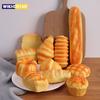 Stretch Squeezing Simulation Bread Squeeze Toy Toast Cake Fake Food Model Breakfast Squeeze Sensory Toys Simulated Food Soft