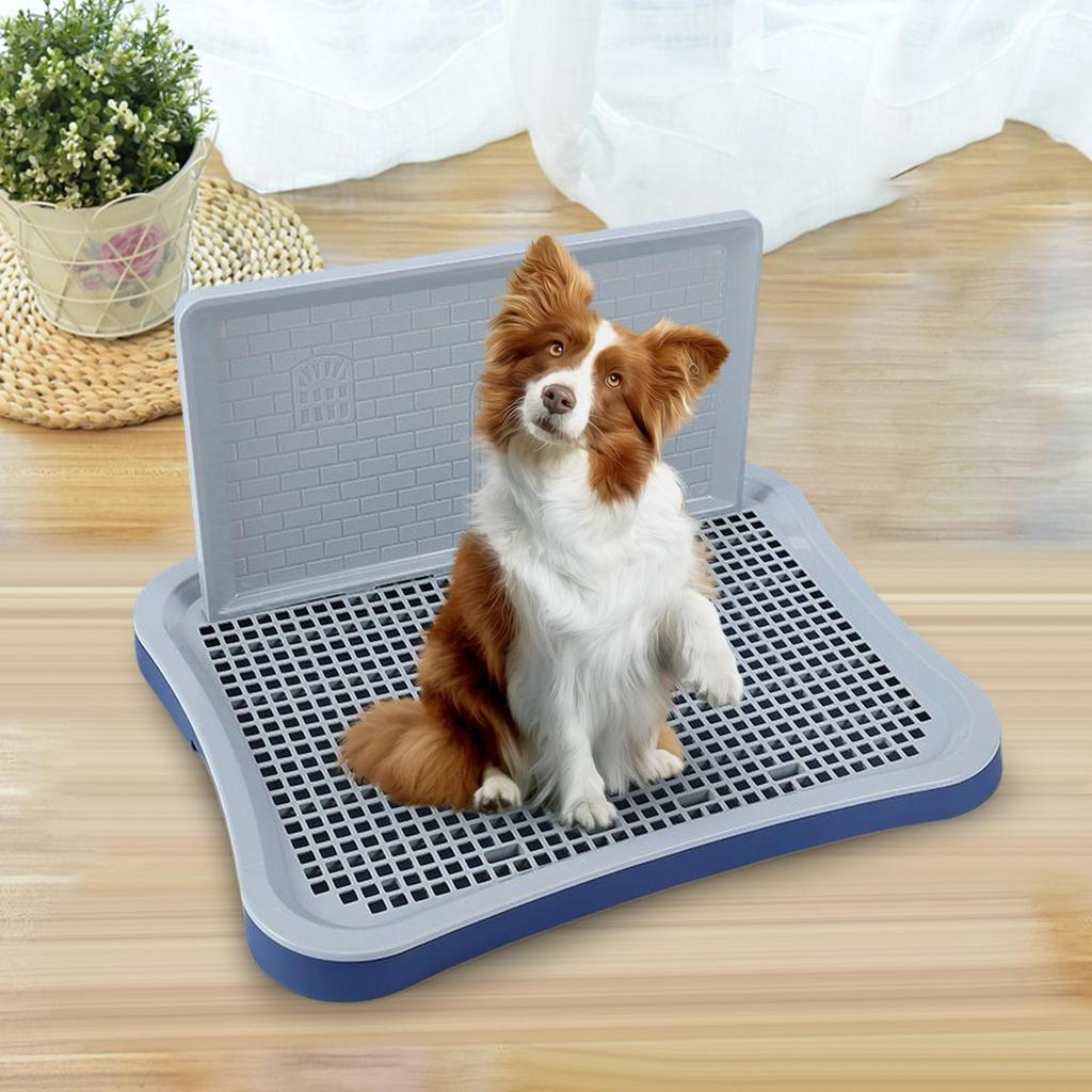 Pet Training Toilet Tray Detachable Mesh Grids Dog Potty Tray Puppy Pee Pad