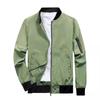 Stylish Men's Spring & Autumn Zipper Cardigan - Thin, Stand Collar, Plus Size