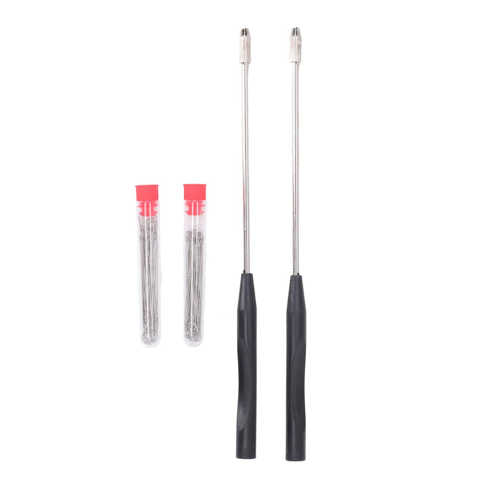 Cmperipheral Unisex Kids Inoculation Rod Set 21Cm Chrome Plated Coating Lightweight Reusable Inoculating Loop Kit For Laboratory