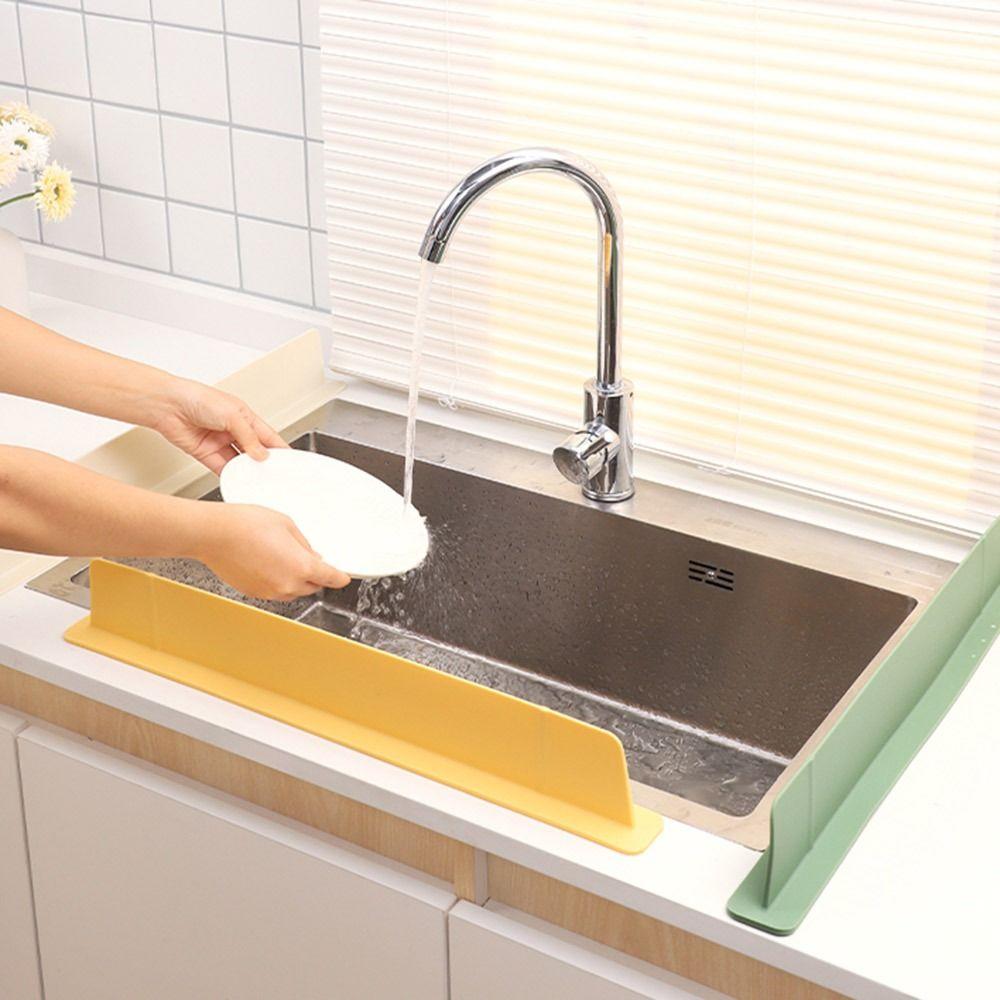 Oil-Proof Water Baffle Plate Silicone Sink Guard Baffle Sink Baffle Splash Guard  Kitchen Supplies