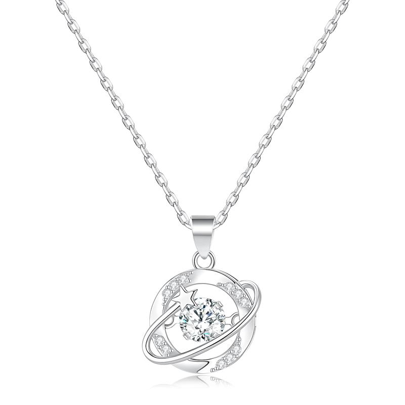 Barbie necklace [Limited to Love Planet] Sparkling high-end luxury and exquisite clavicle chain. Couple s confession style. Elegant Ba2604041 серебряный