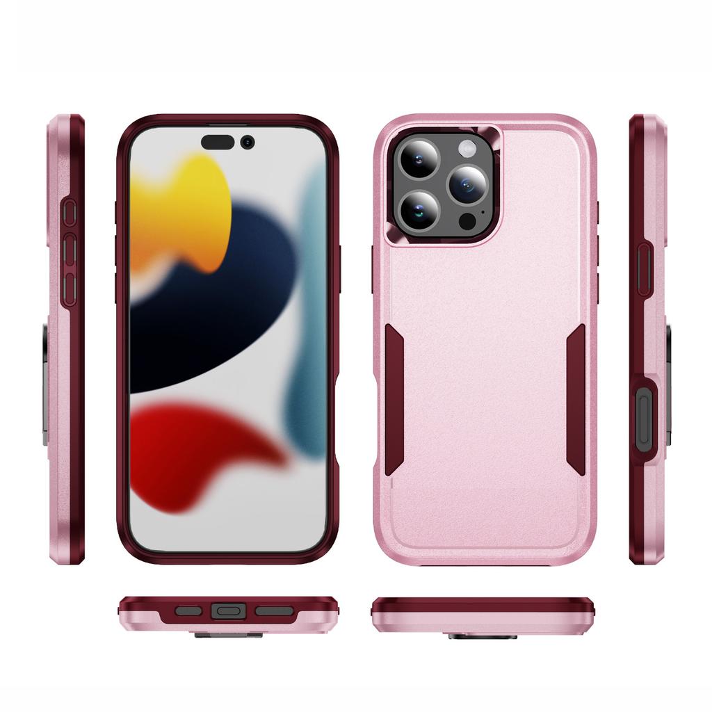 Etui na iPhone 16 Pro Max PC+TPU Wojskowa Ochrona Przed Upadkami Pokrowiec na Telefon