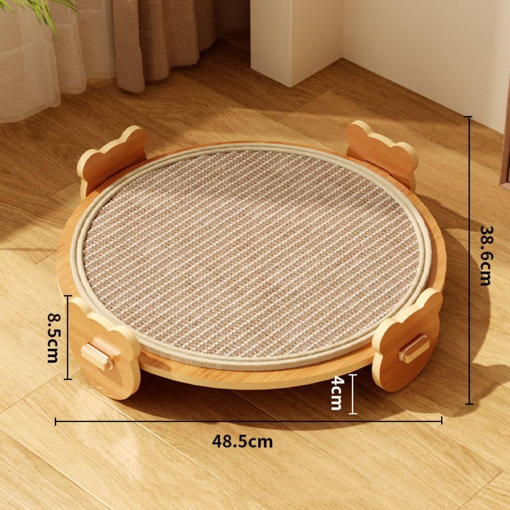 Removable Summer Cat Hammock Round/Rectangle Pet Sleeping Couch Cat Scratcher Board  Small Animal