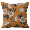 New Modern Simple Flower Leaf Print Pillowcase Home Sofa Cushion Cushion Cover