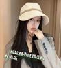 New bucket hat autumn and winter fashion versatile corduroy equestrian hat shopping show face peaked hat tide