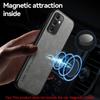 KEYSION Luxury Retro Leather Case for Samsung A24 A23 5G Silicone Shockproof Phone Back Cover for Galaxy A23 A24 4G