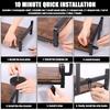 Helmet Holder Wooden Wall Mount Motorcycle Helmet Display Stand with 4 Clip and 2 Hook Multi-purpose Riding Suits Storage Rack