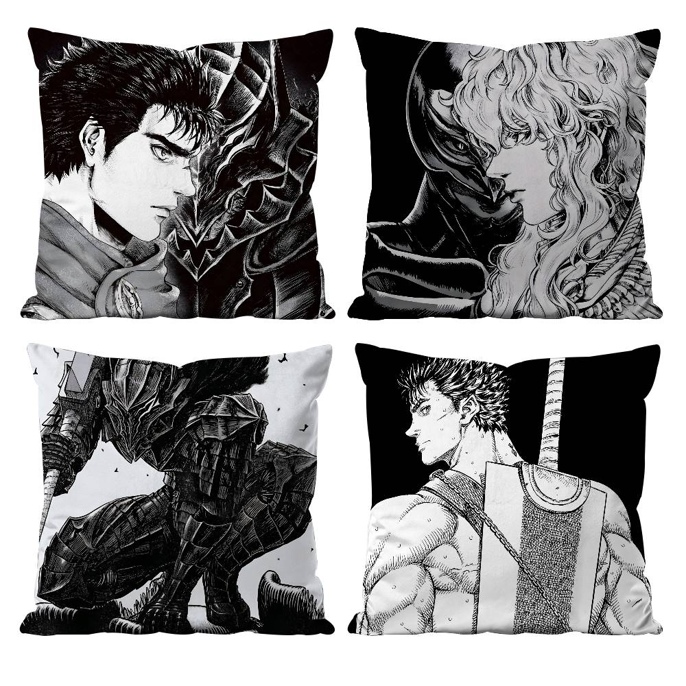 Classic comics B-Berserk Pillow Case Pattern Printed Pillowcase for Living Room Sofa Cushion Cover & Bedroom Decor