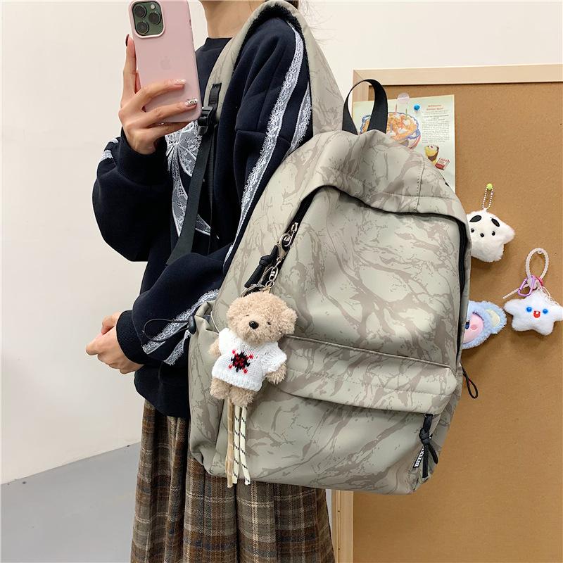 Schultasche Japanisch ins Einfach Mori Girls Rucksack Koreanische Ausgabe College Mittelstufenschüler Oberstufenschüler Schultasche Einfarbiger Rucksack