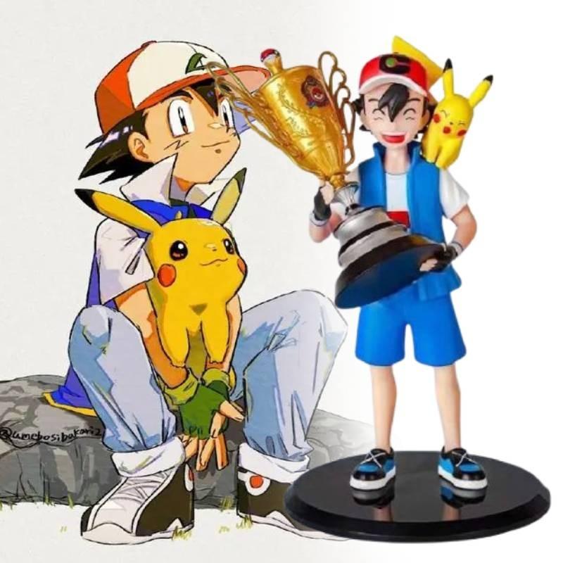 Ketchum Ash Action Figure Model Toy Cartoon Desktop Gift Decoration