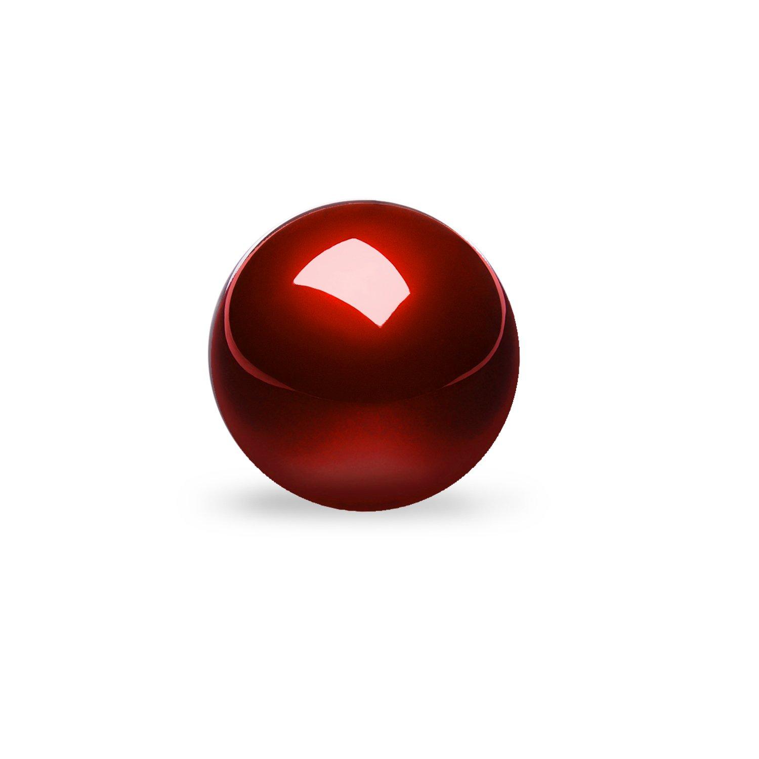 

55-міліметровий трекбол Glossy Finish Red Сумісний з іншими 55-мм трекболовими мишами Гарантія компанії PERIPRO-304 [Оригінальний продукт] (Змінний трекбол) червоний