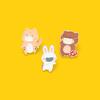 Charming Alloy Animal Pins Featuring Lovely Bear Rabbit And Cat Shapes For Trendy Outfits