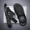 Fashion Men's Sandals Summer Fashion Non-slip Beach Shoes for Men Breathable Outdoor Open Toed Black Sports Sandals Man Casual Shoes