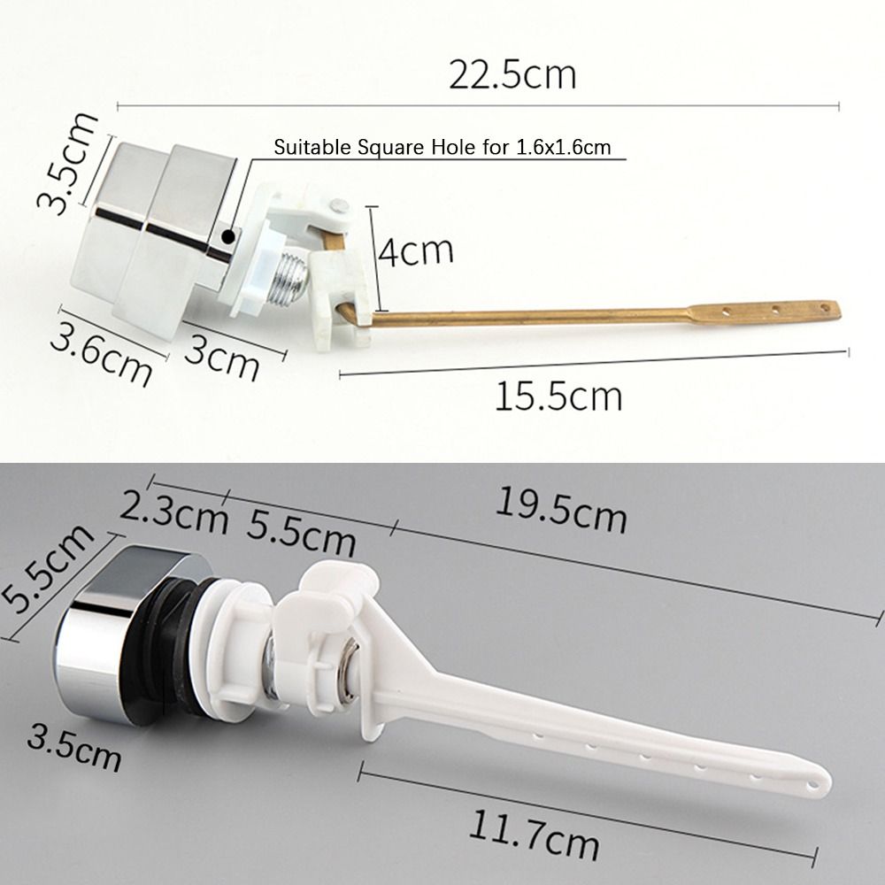Pull Rod Toilet Tank Handle Side Mount Toilet Trip Lever Flush System Toilet Flush Handle Bathroom