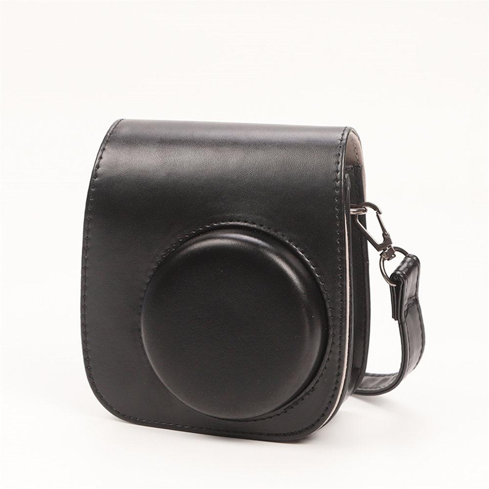 Für Instax Mini 12 11 8 9 Kameratasche PU-Leder Weiche Schutzhülle Reisetasche Für Fujifilm Filmkameratasche Mit Schultergurt