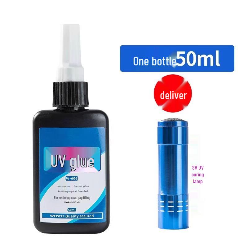 3018 Quick-Dry Transparent UV Glue for Metal & Acrylic - Waterproof Adhesive