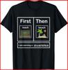 I Am Earning A SummerBreak Teach Then Beach Funy Black Cotton T-Shirt S-5XL