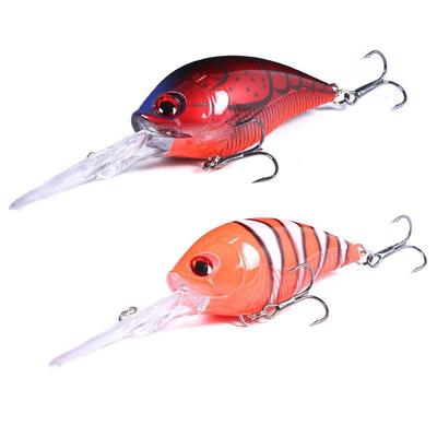 Angelköder Hengjia 1 Stück 12 cm 20 g künstlicher Wobbler Deep Diver Crankbait mit Haken