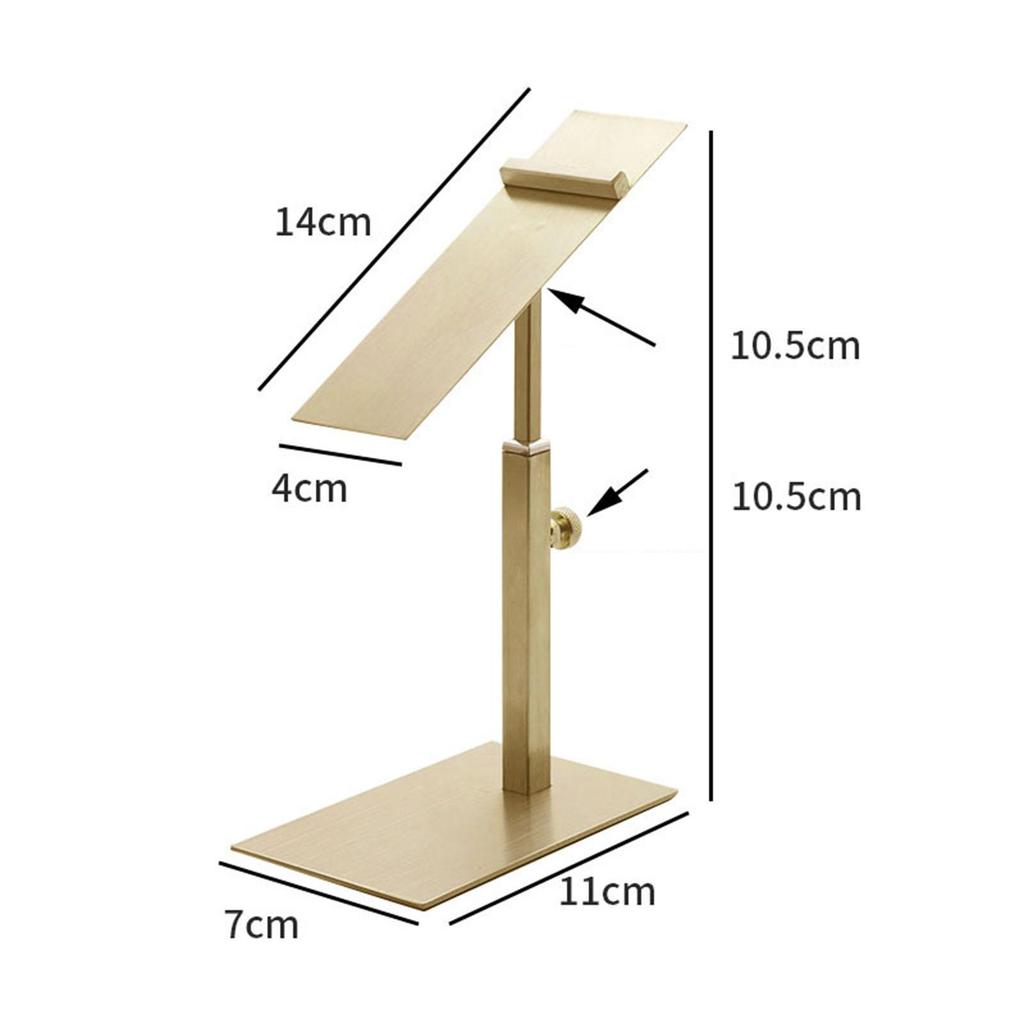 Stainless Steel display for shoe Stand, Polished Holder Shoe Riser for Store Decoration Leather Shoe Sports Shoes