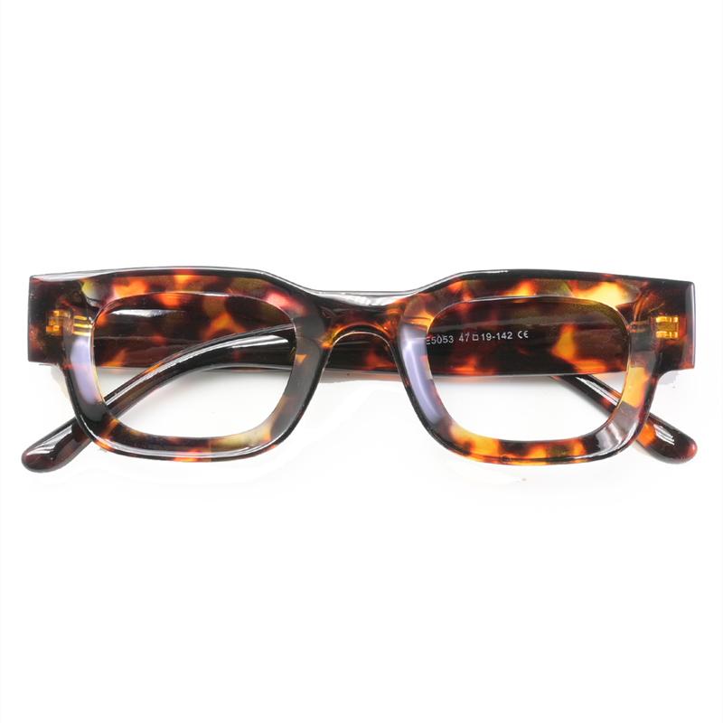 New Retro Small Square Glasses Frame Anti Blue Light Photochromic Reading Glasses For Man Women Full Frame Eyeglasses