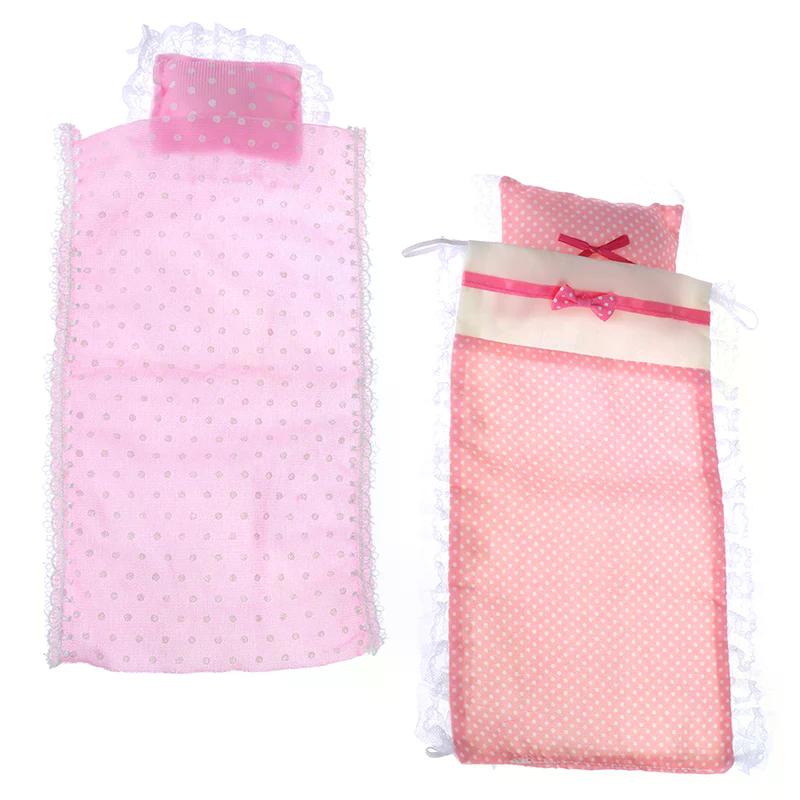 Dollhouse Single Mattress with Pillows 1/12 Dolls House Bedroom Furniture - For Dollhouse Decoration