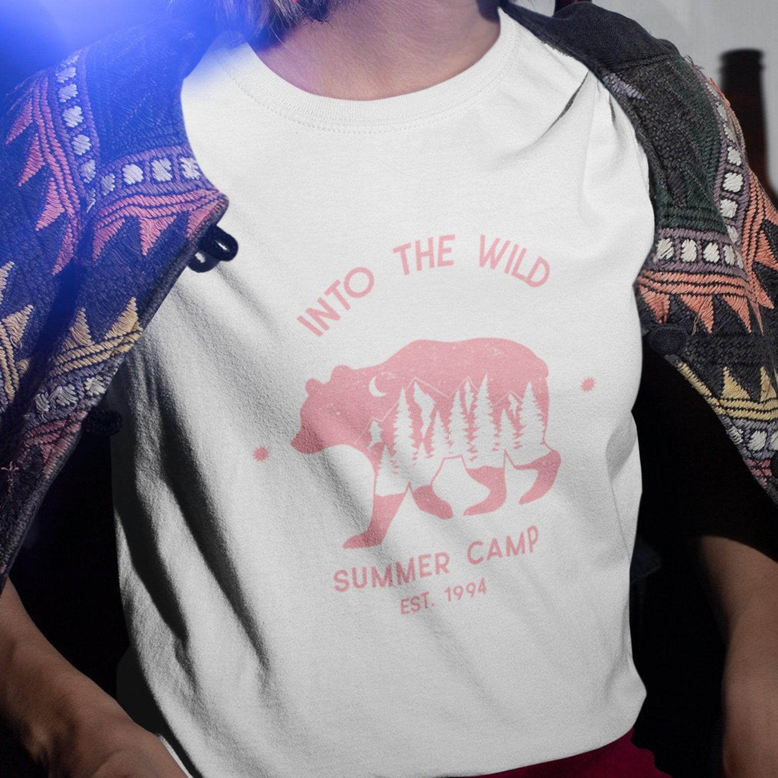 California Bear Hiking T-Shirt: Wild Life, Forest, Outdoor 4XL
