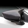 For Mazda CX30 CX-30     Car Rearview Side Mirror Cover Wing Cap Door Housing Shell Trim Sticker ABS Carbon
