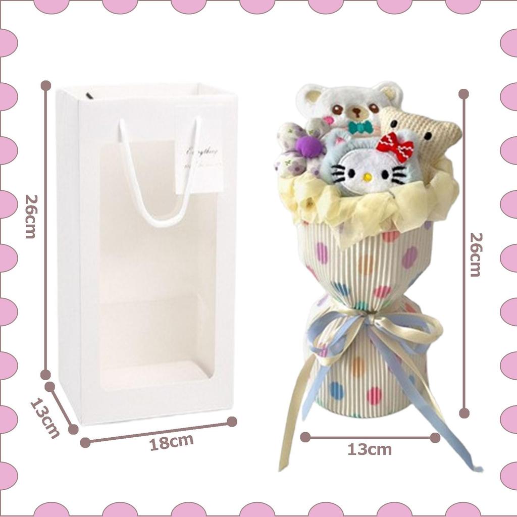 Cute Plush Bouquet, Approximately 26cm, Perfect As a Gift for Birthdays, Friends, Children, Anniversaries, Mother's Day, Weddings, Entrance