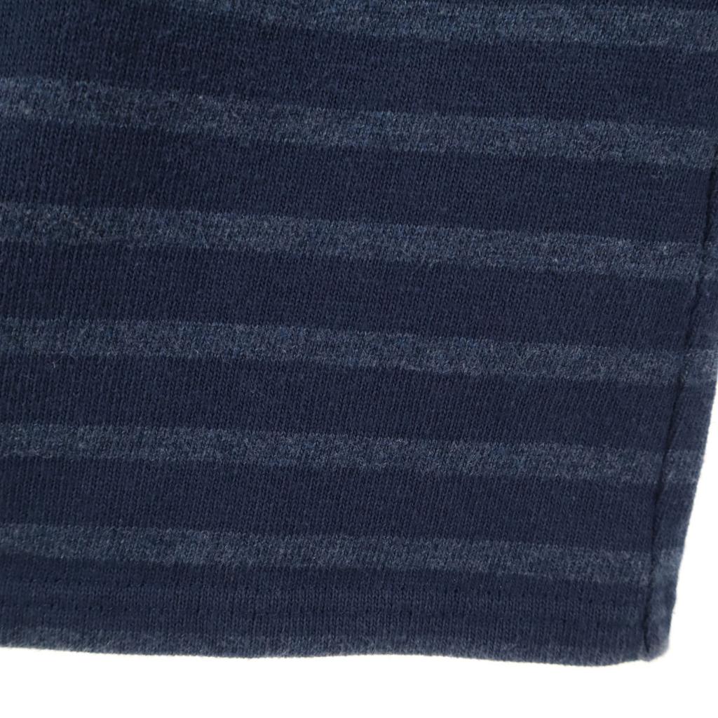 SAINT JAMES Made In France Border Pattern Long Sleeve Boat Neck Basque Shirt Men's Used