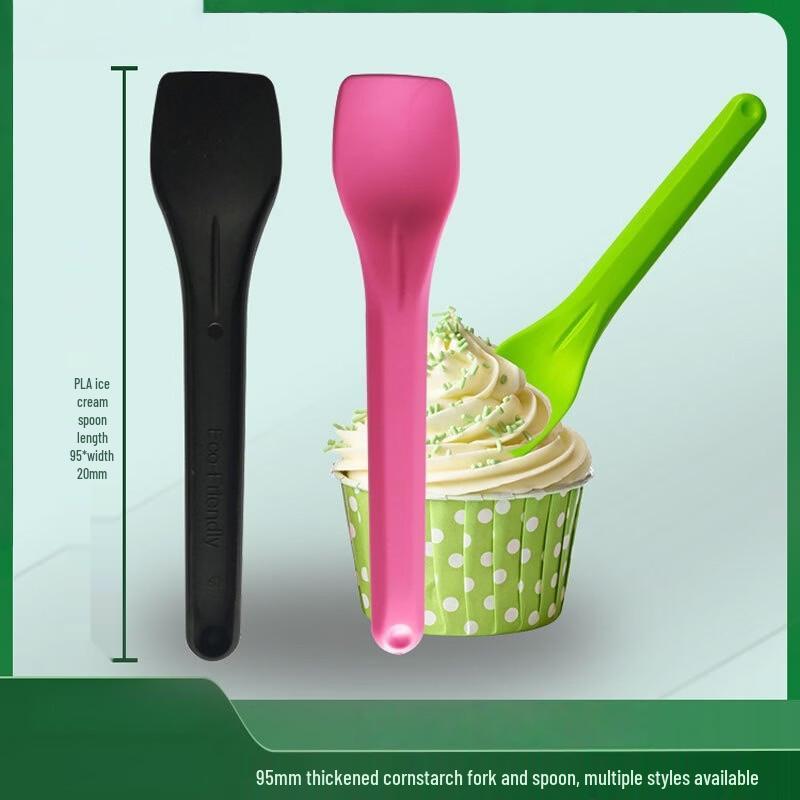 Abay Biodegradable Disposable Dessert Spoons