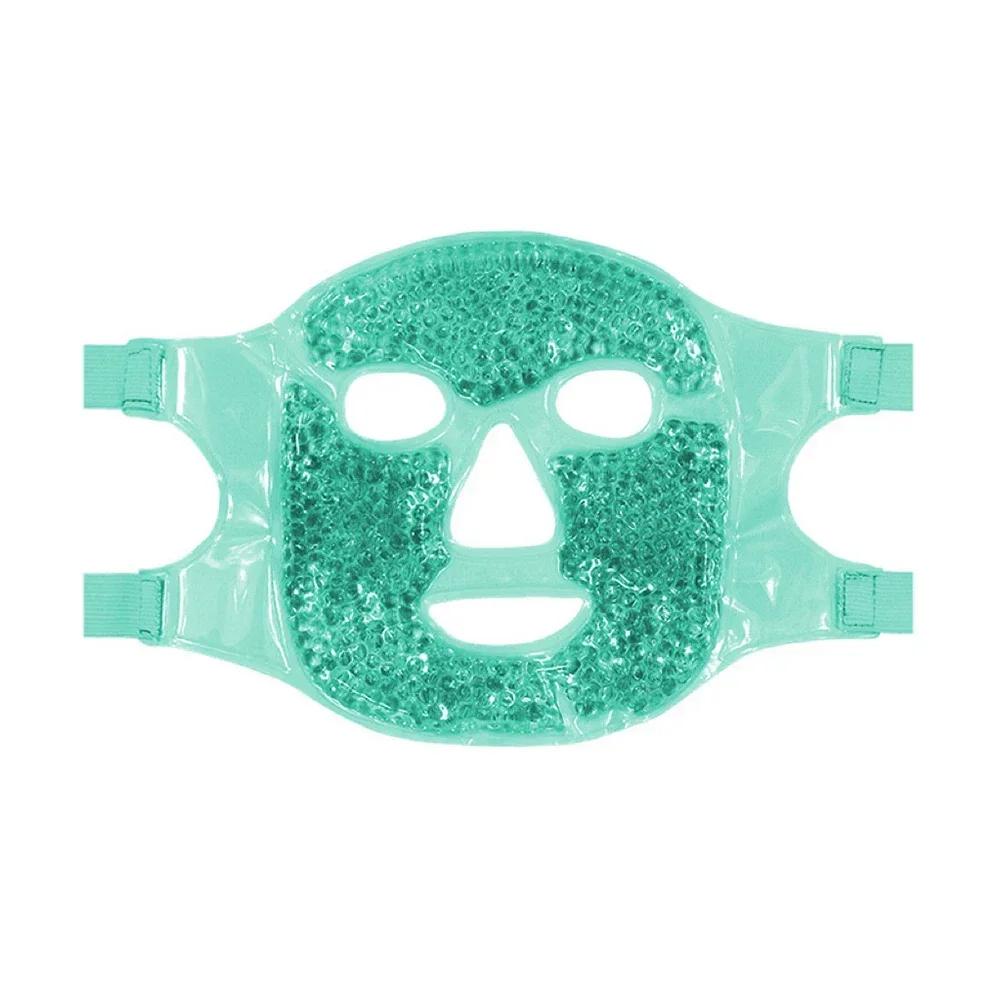 

Маска для лица со льдом и гелем снимает усталость, укрепляет кожу, спа-терапия, охлаждающий пакет со льдом, охлаждающий массаж, косметический уход за кожей серый