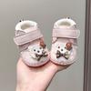 Winter Baby Soft Sole Non-Slip Velvet Shoes for Girls, 6-12 Months