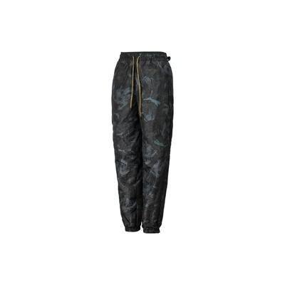 X Staple Collaboration SS23 Printed Lace-Up Woven Casual Pants Unisex Pants Black 620651-01