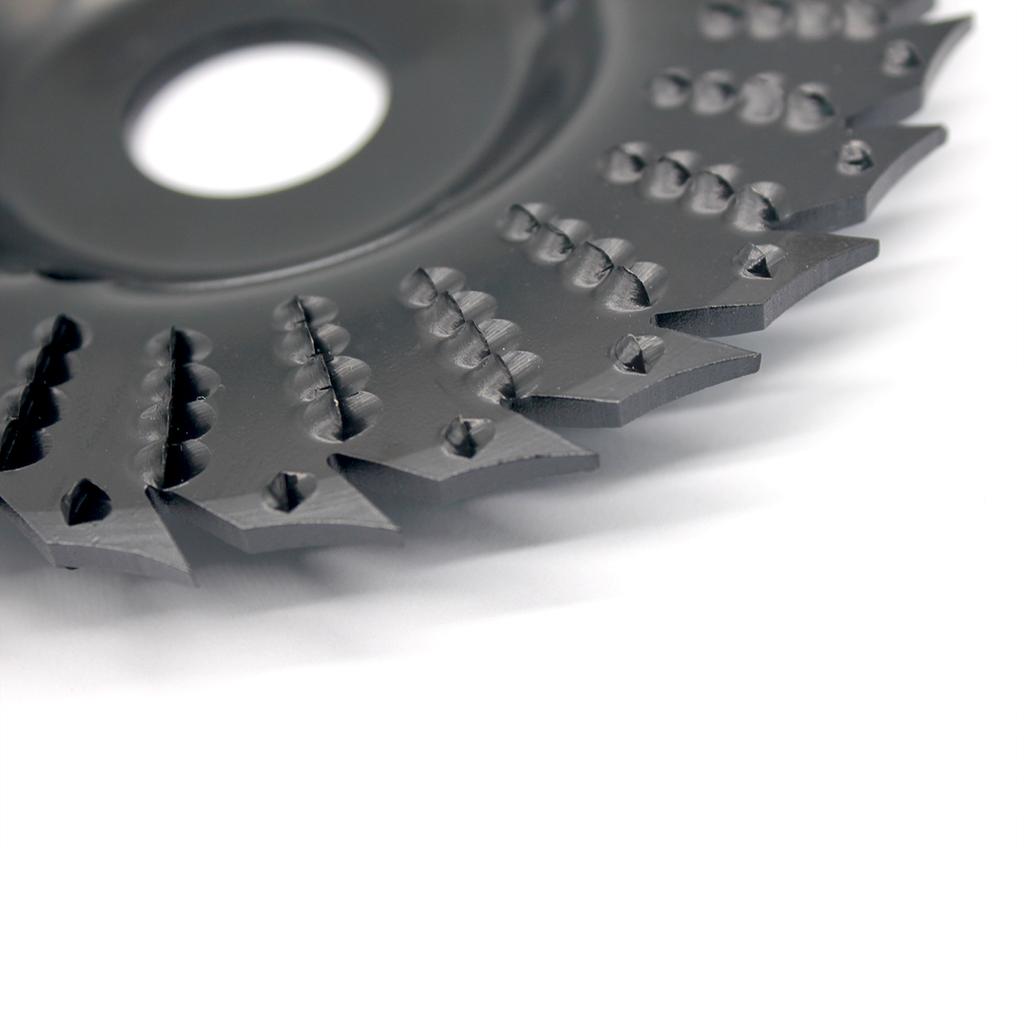 KKmoon 1 buc Disc de șlefuit polizor unghiular 28 dinți Disc abraziv pentru prelucrarea lemnului