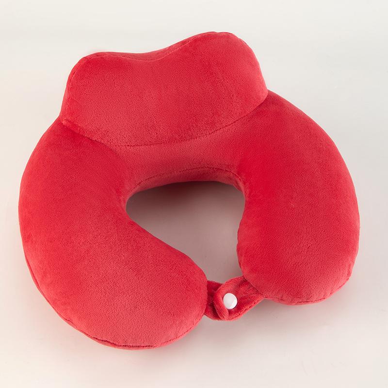 U-Shaped Neck Support Pillow with Custom Logo for Travel, Car, Airplane, & Office Naps