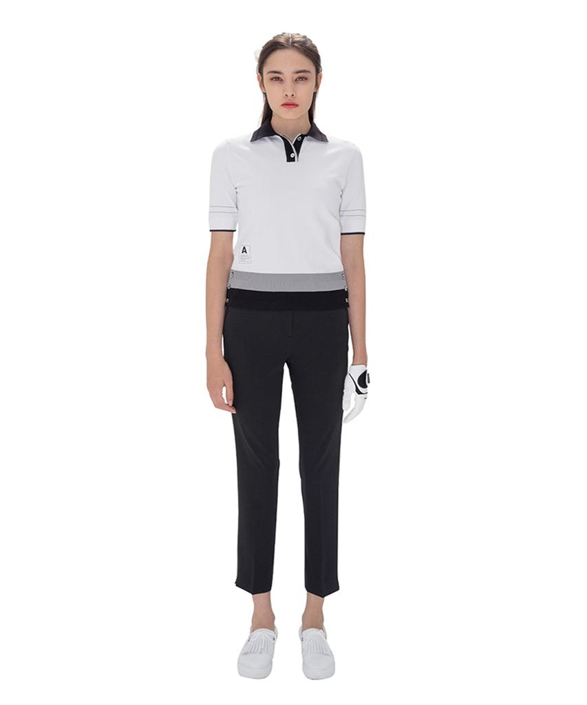 AVEN Classic Knit Polo Shirt White