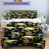 3pcs bedding set Skull Roses Includes 1 Comforter + 2 Pillowcases, Without Pillow Inserts, Soft Comfortable, Lightweight Breathable, Printed