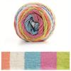 6pcs Gradient Chunky Yarn for Cushions Acrylic Yarn Bundle (600g) - Extra Thick Multicolor Ombre Crochet Yarn for Pillow Covers DIY Knitting Projects