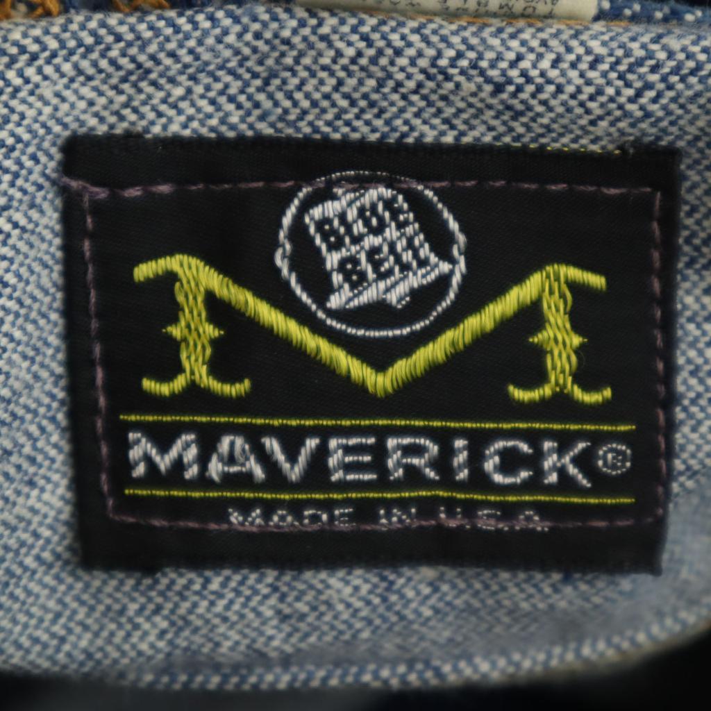 Maverick 70er 80er Vintage Made in USA Jeansjacke 36 blau BLUE BELL Herren Gebraucht