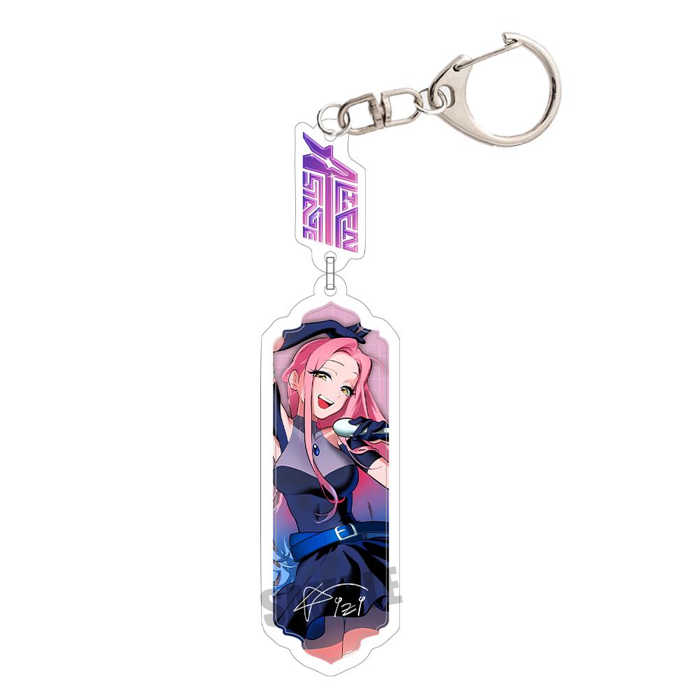 

ALIEN STAGE IVAN & TILL Gift Toy Figures Acrylic Keychains Anime Figure Ornament Accessories Desktop Ornaments Car Keychain красный