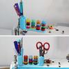 Plastic Magnetic Bobbin Holder Magnetic Adsorption Compact Sewing Machine Storage Box Multi-functional Thread Bobbin Organizer