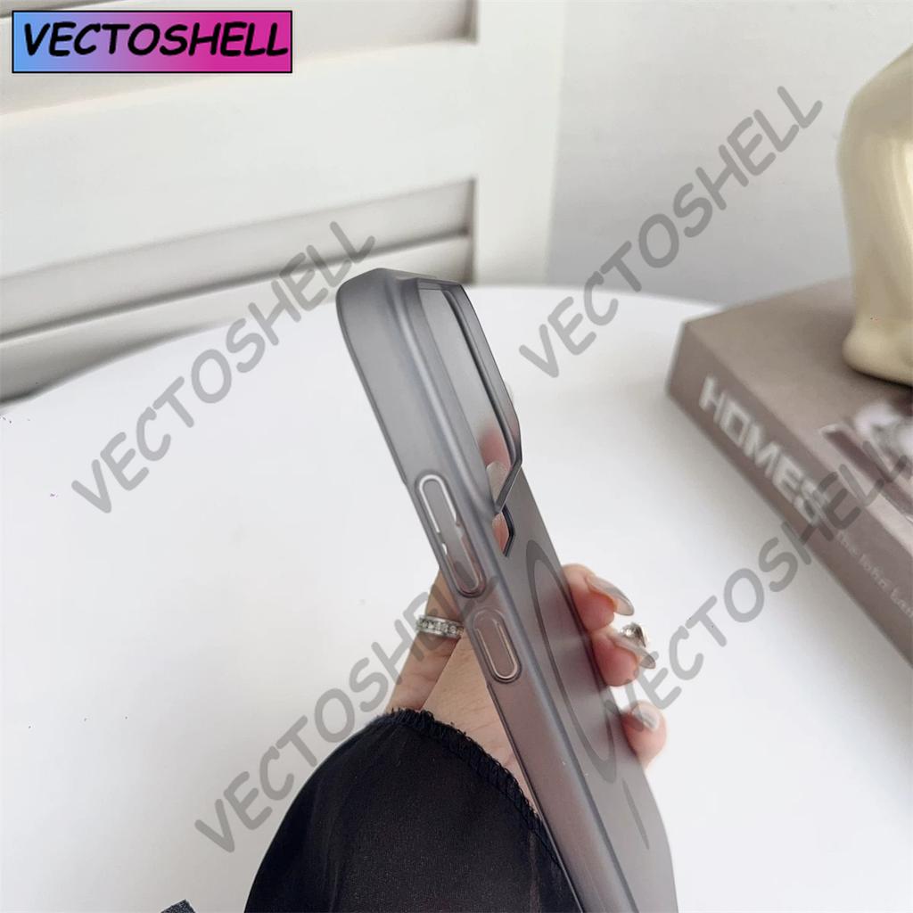 Ultra-thin Matte Magnetic Phone Case For Xiaomi 17 15 14 13 Pro Max Ultra Translucent Soft Bumper For Magsafe Cover