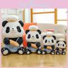 Panda Chef Plush Toy Cute Cartoon Baking Child Bedroom Decoration Gift Scene